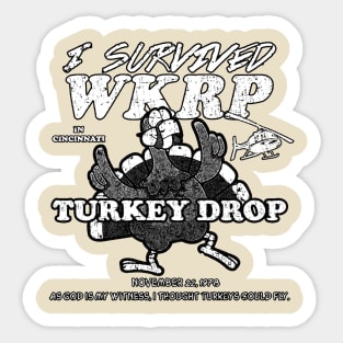 Wkrp Turkey Drop 1978 Sticker